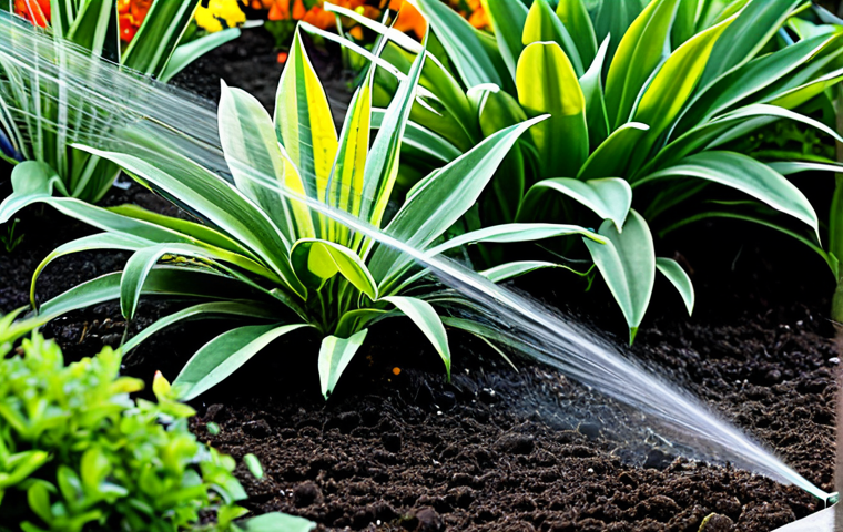 정원에서의 다양한 실험과 채소 재배 - **Image Prompt: Thriving Permaculture Garden with Abundant Biodiversity**
    A vibrant and slightly...