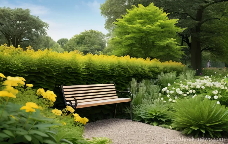 자생 식물로 정원 꾸미기 - A detailed close-up photograph showcasing the intricate beauty of specific German native plants in a...