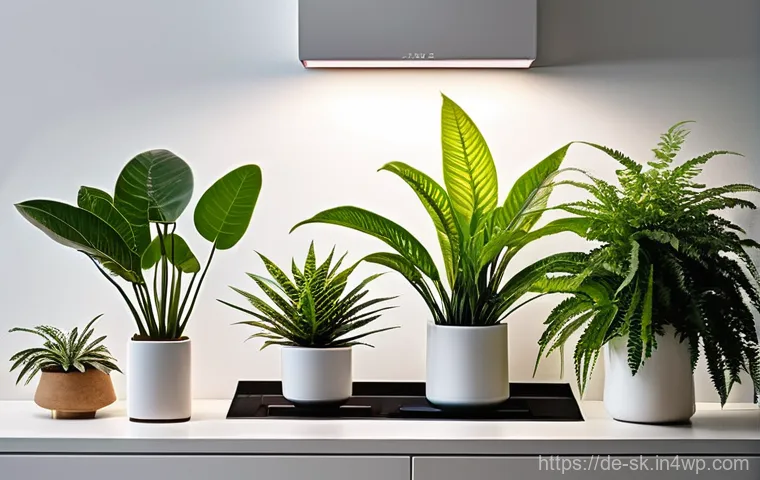 식물의 성장에 영향을 미치는 요인 - **A Moment of Gentle Plant Care:** A young woman, dressed in a comfortable linen shirt and jeans, is...